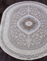 Ковер Armina 03874A blue/blue овал