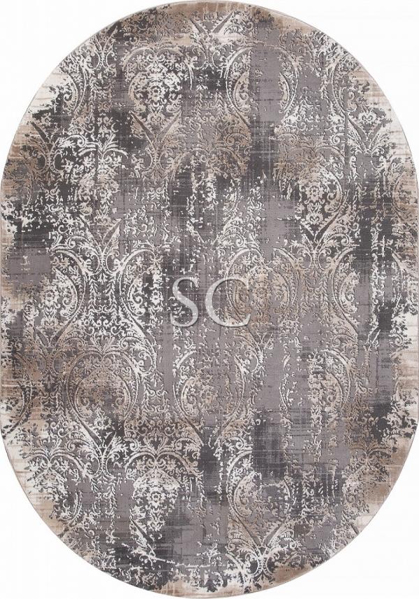 Ковер Armina 04078 grey/brown овал