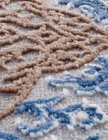 Ковер Armina 03874A blue/blue овал