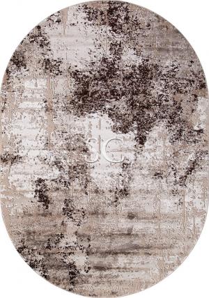 Ковер Armina 04047 dark brown овал