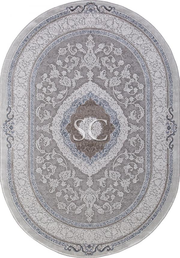 Ковер Armina 03874 blue/blue овал - картинка 1